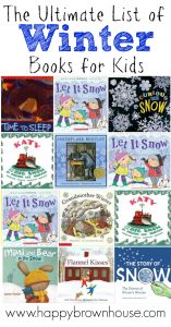 This is the Ultimate List of Winter Books for Kids. Perfect book list to use when planning a winter unit study or just to make your winter reading fun.