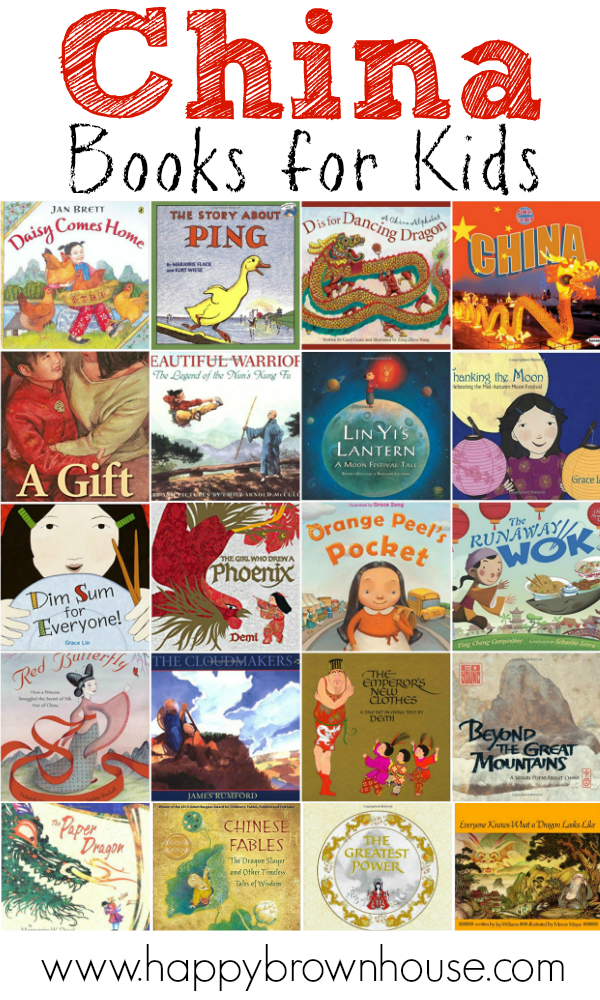 collage of China Books for Kids