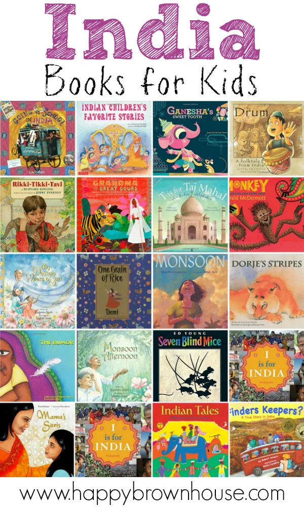 This list of India Books for Kids is perfect for an India unit study. Take this list to the library for your next study of India, the culture, and the country.