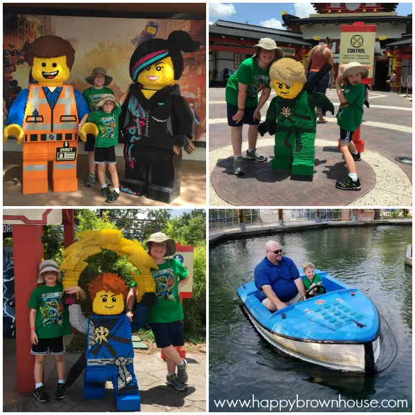 collage of Legoland Florida a fun amusement park for kids