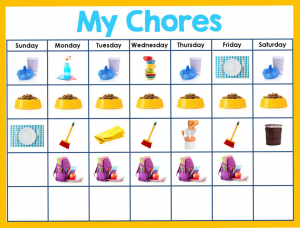 Editable Chore Chart for Kids
