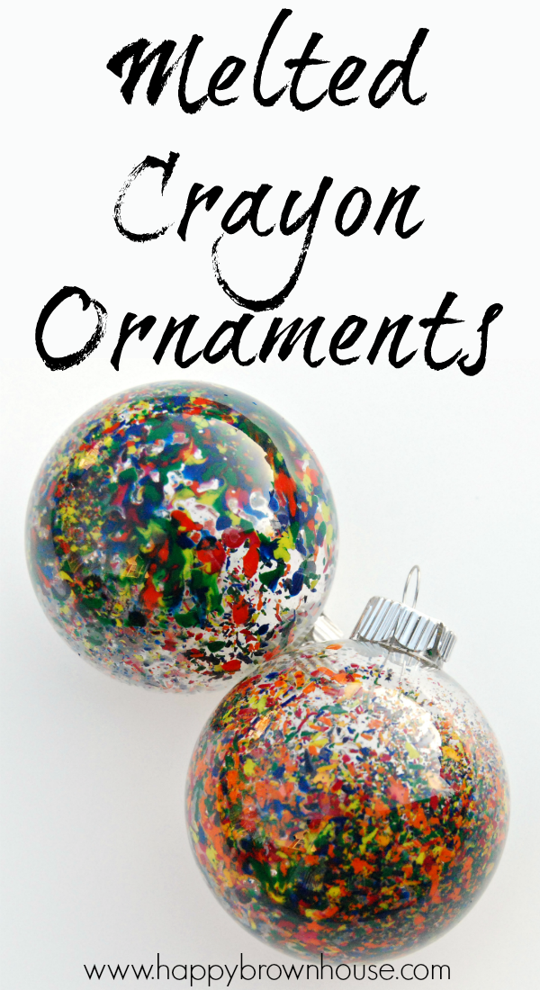 Make beautiful Melted Crayon Christmas Ornaments to hang on your tree. You only need a few materials for these gorgeous Christmas ornaments. Perfect for gifts for teachers, friends, or grandparents. These will look beautiful on your tree!