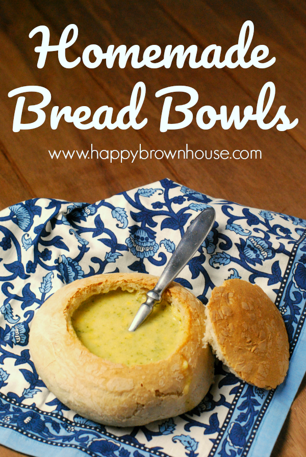 Eat your soup in style with these homemade bread bowls. While they do take some time to make, these bread bowls are easy to make. These are perfect for creamy soups.