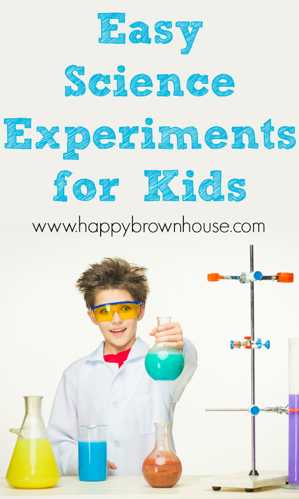 This list of easy science experiments for kids is the first place you should go for kids science activities! There are lots of good ideas for science fair projects for kids and STEM activities. Most if not all of the science experiments in this list only need a few materials and are quick to do.