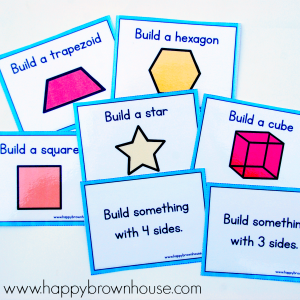 Build-a-Shape STEM Task Cards