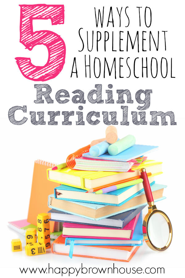 Teach your child to read with these 5 Ways to Supplement a Homeschool Reading Curriculum. These tips help! #reading #homeschool #curriculum