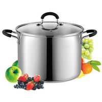 8 Quart Stainless Steel Stockpot with Lid