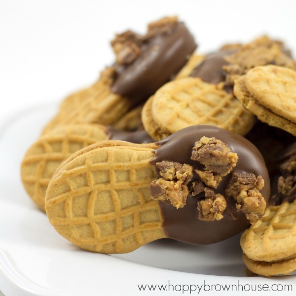 Chocolate Peanut Butter Cup Nutter Butter Cookies Happy Brown House