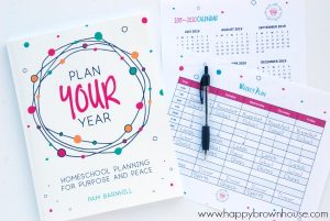 Plan Your Year Planning Pages and book