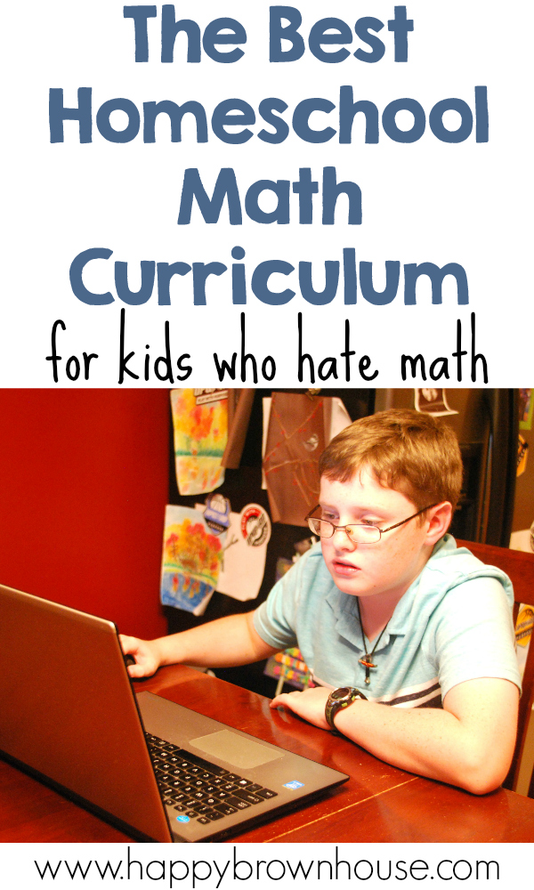 Do you have a kid who hates math? This is the BEST Homeschool Math Curriculum for Kids Who Hate Math. End the math time meltdowns with this online homeschool math curriculum.