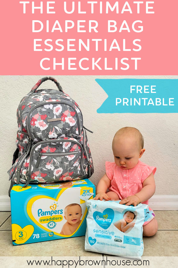 Infant diaper hotsell bag checklist