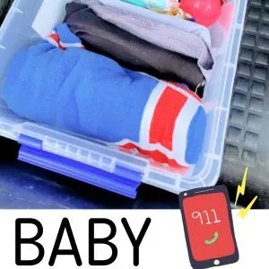 Always be prepared with this Baby Emergency Car Kit.