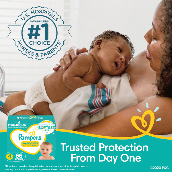 Pampers is the #1 choice for U.S. Hospitals, nurses, and parents.